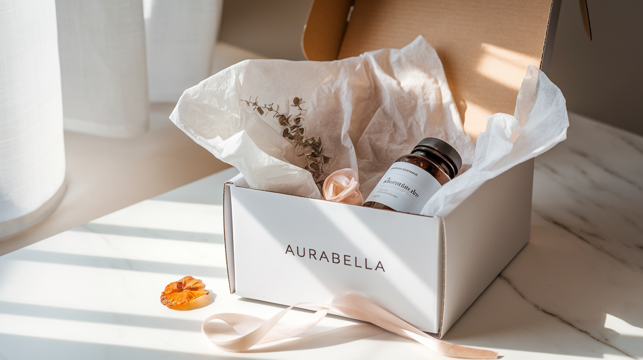 Confezione di spedizione AuraBella